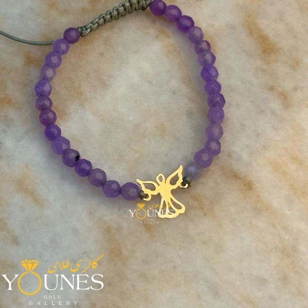 دستبند فرشته طلا لیزری